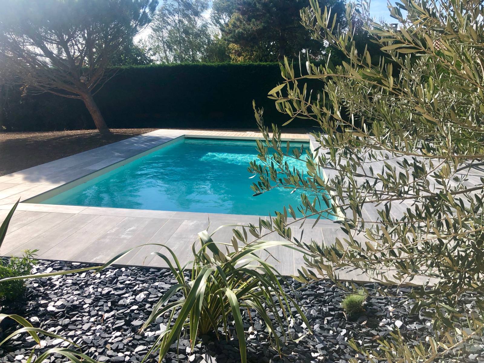 Création d’une Piscine rectangulaire de 6 m x 3 m situé à Jasseron