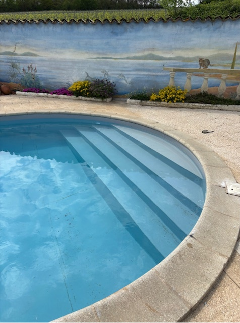 Projet de rénovation d'une piscine de 9.36 m x 4.75 m