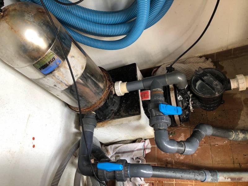 local technique à refaire, changement de filtration