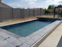 Notre zone d'activité pour ce service Faire construire une piscine paysagée en rectangle dans votre jardin à Mâcon 71 Saône-et-Loire