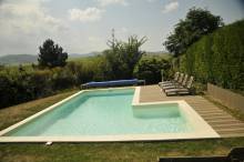 Pisciniste sur Dardilly réalise une piscine en L de 8m x 3,5m à Limonest