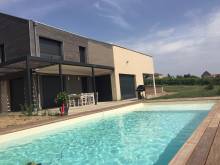 Notre zone d'activité pour ce service Faire construire une piscine paysagée en rectangle dans votre jardin à Cluny 71250