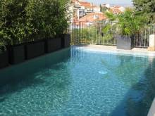 Réalisation d'une piscine rectangulaire de 10 m x 4 m située à Simandre-sur-Suran