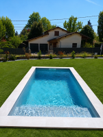 Création d'une piscine rectangulaire de 6.m x 3 m situé à Feillens