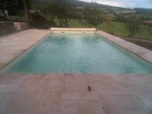 Installation d'une Piscine rectangulaire de 12 m x 5 m située à Jasseron